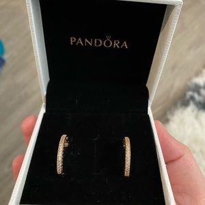 Rose Gold Diamond Earrings